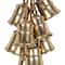 25" Gold Metal Cascading Cluster Decorative Bells